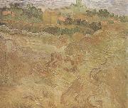 Vincent Van Gogh Wheat Fields with Auvers in the Background (nn04) Spain oil painting artist